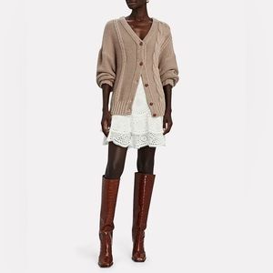 STAUD- Blake Oversized Cable Knit Cardigan